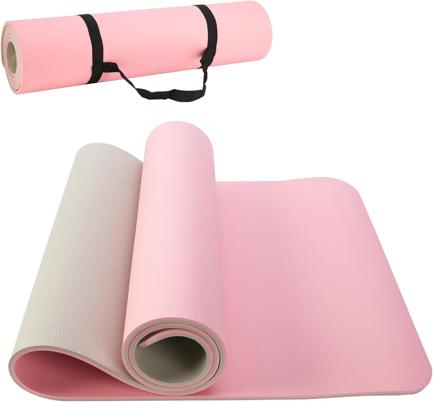 Thick Yoga Mat with Carrying Strap